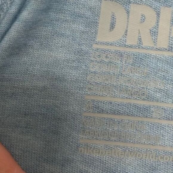 Woman’s Blue Nike Tank Top - Picture 2 of 3